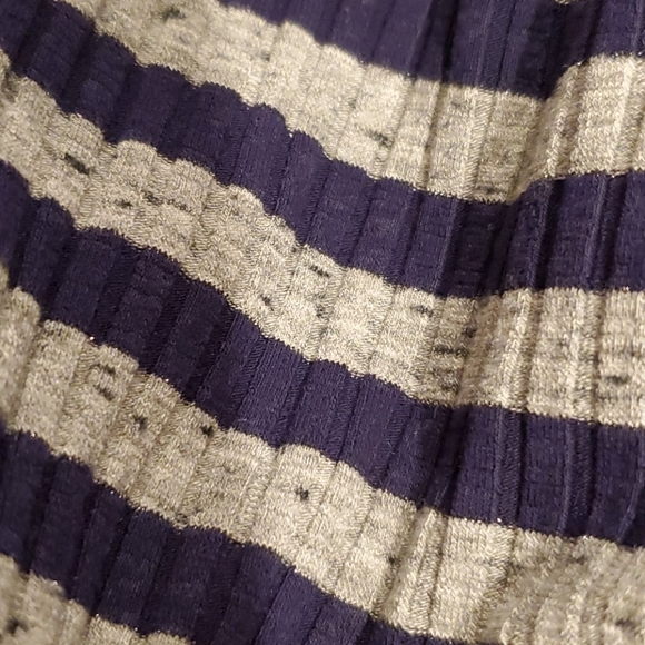THREE Dots Poorboy Ribbed Long Sleeve Button Tee - Picture 11 of 11